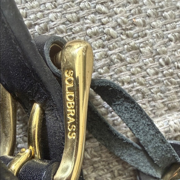 Dooney & Bourke Black Leather Shoulder Bag with Gold Hardware - Picture 10 of 16